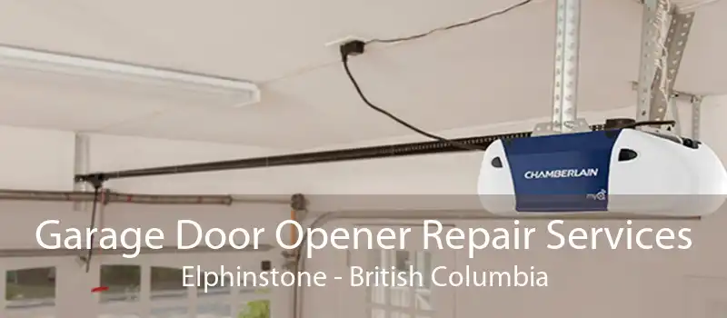 Garage Door Opener Repair Services Elphinstone - British Columbia