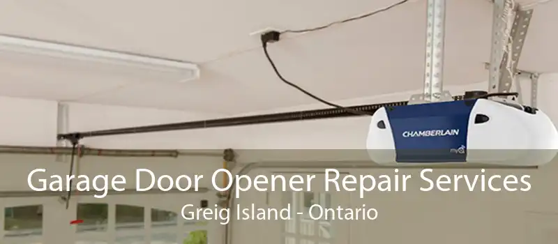 Garage Door Opener Repair Services Greig Island - Ontario