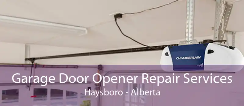 Garage Door Opener Repair Services Haysboro - Alberta