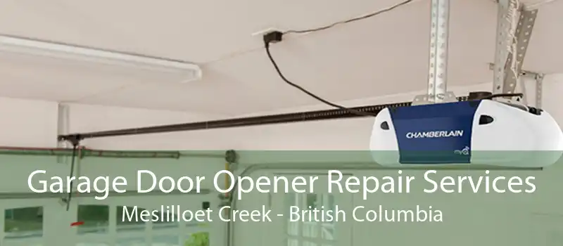 Garage Door Opener Repair Services Meslilloet Creek - British Columbia