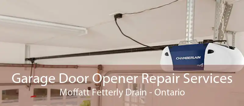 Garage Door Opener Repair Services Moffatt Fetterly Drain - Ontario