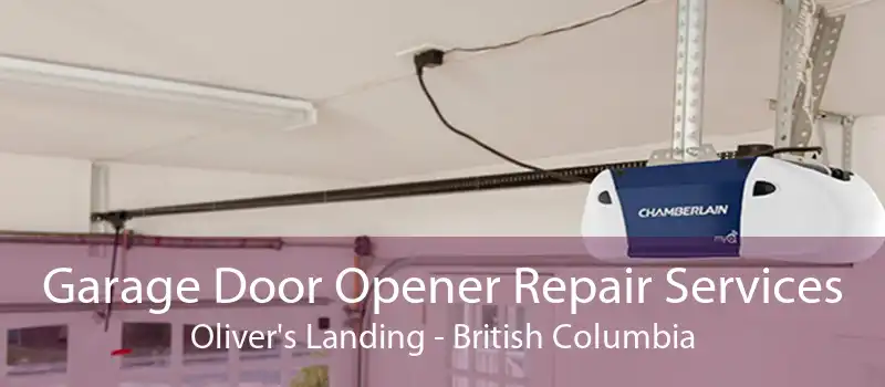 Garage Door Opener Repair Services Oliver's Landing - British Columbia