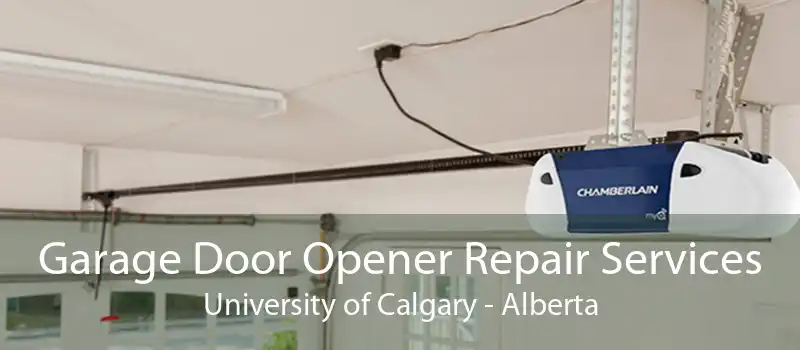 Garage Door Opener Repair Services University of Calgary - Alberta