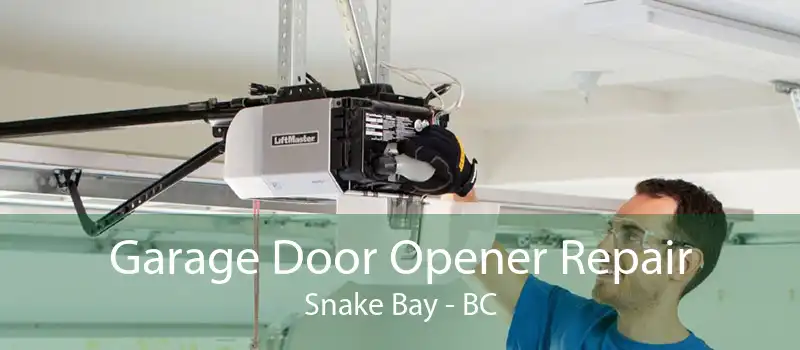 Garage Door Opener Repair Snake Bay - BC