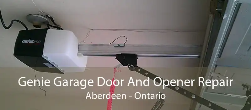 Genie Garage Door And Opener Repair Aberdeen - Ontario