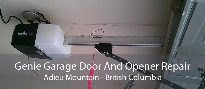 Genie Garage Door And Opener Repair Adieu Mountain - British Columbia