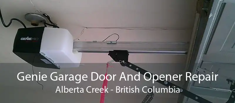 Genie Garage Door And Opener Repair Alberta Creek - British Columbia