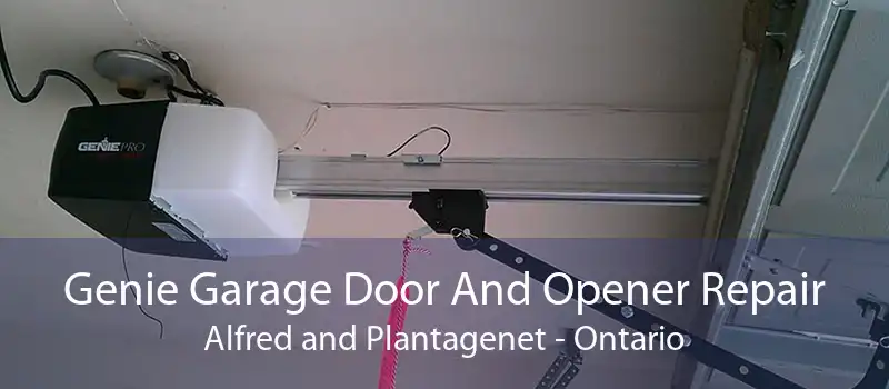 Genie Garage Door And Opener Repair Alfred and Plantagenet - Ontario