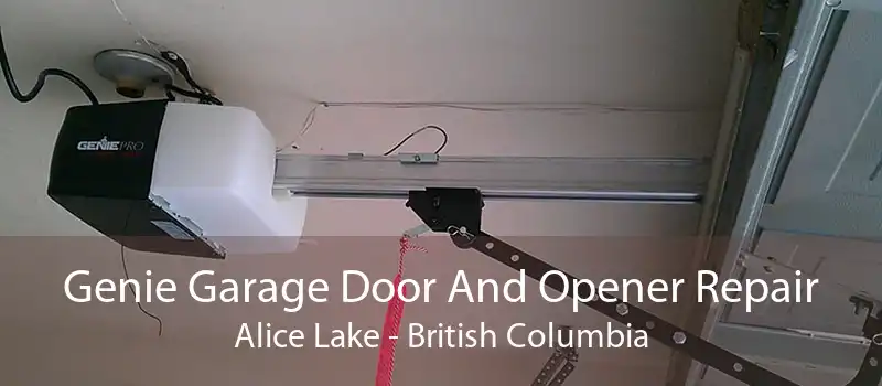 Genie Garage Door And Opener Repair Alice Lake - British Columbia