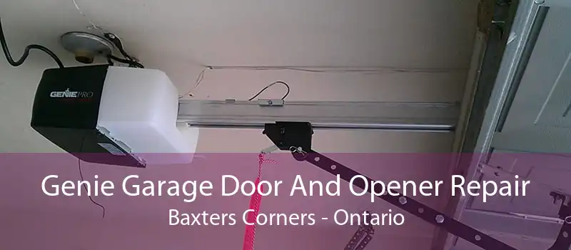 Genie Garage Door And Opener Repair Baxters Corners - Ontario