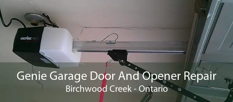 Genie Garage Door And Opener Repair Birchwood Creek - Ontario