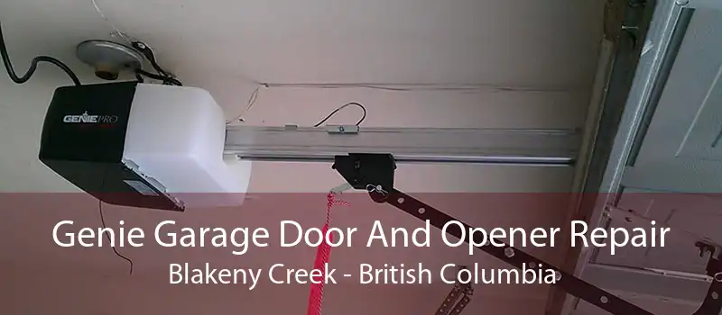 Genie Garage Door And Opener Repair Blakeny Creek - British Columbia