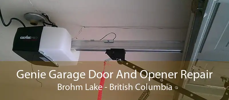 Genie Garage Door And Opener Repair Brohm Lake - British Columbia