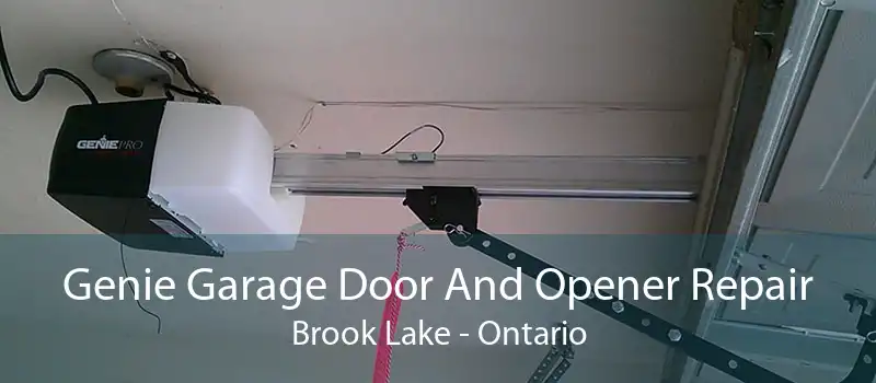 Genie Garage Door And Opener Repair Brook Lake - Ontario
