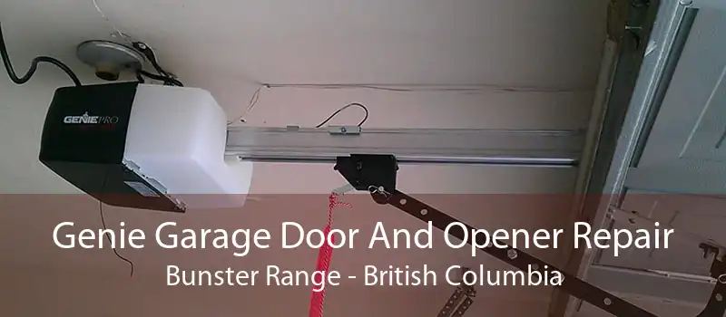 Genie Garage Door And Opener Repair Bunster Range - British Columbia