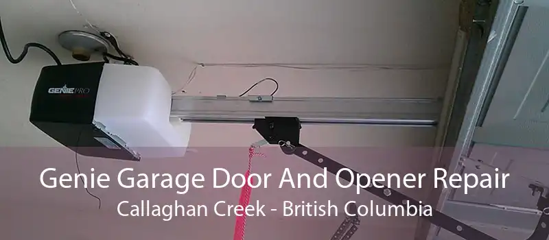 Genie Garage Door And Opener Repair Callaghan Creek - British Columbia