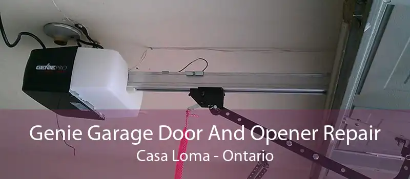 Genie Garage Door And Opener Repair Casa Loma - Ontario