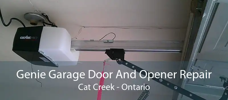 Genie Garage Door And Opener Repair Cat Creek - Ontario