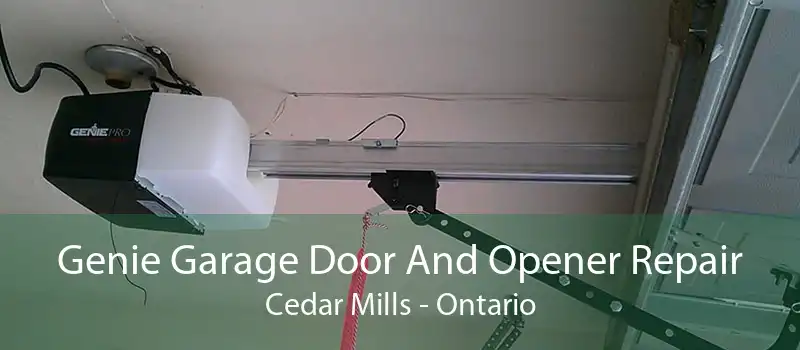 Genie Garage Door And Opener Repair Cedar Mills - Ontario