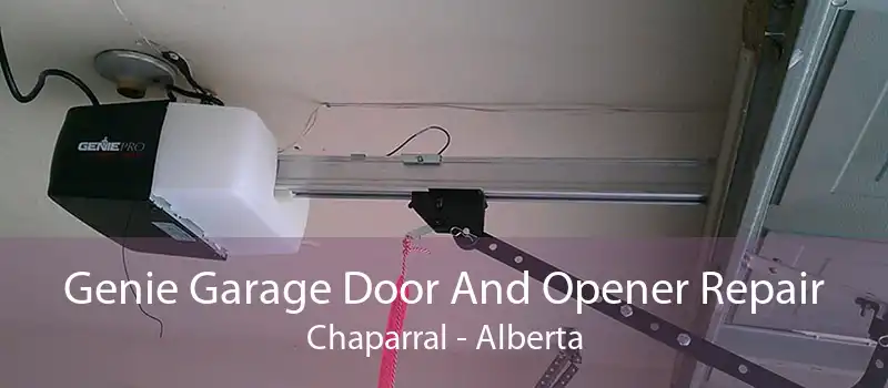 Genie Garage Door And Opener Repair Chaparral - Alberta