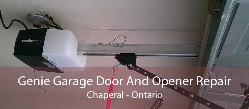 Genie Garage Door And Opener Repair Chaperal - Ontario