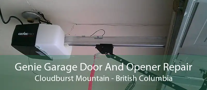 Genie Garage Door And Opener Repair Cloudburst Mountain - British Columbia