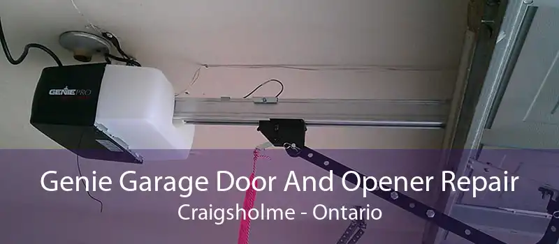 Genie Garage Door And Opener Repair Craigsholme - Ontario