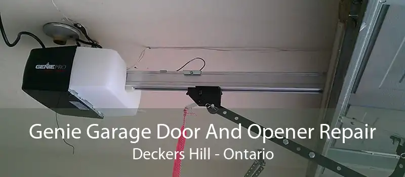 Genie Garage Door And Opener Repair Deckers Hill - Ontario
