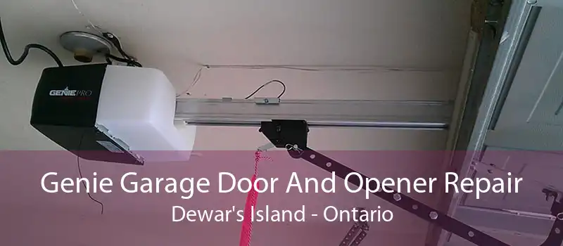 Genie Garage Door And Opener Repair Dewar's Island - Ontario