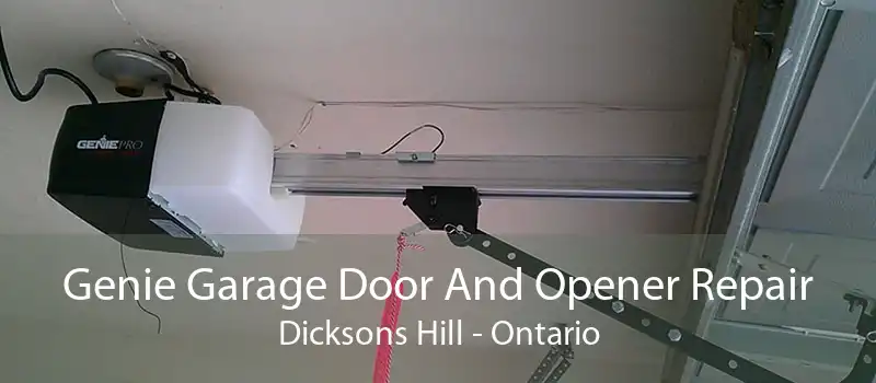 Genie Garage Door And Opener Repair Dicksons Hill - Ontario
