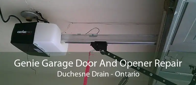 Genie Garage Door And Opener Repair Duchesne Drain - Ontario