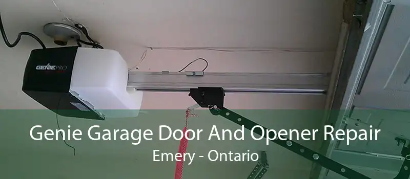 Genie Garage Door And Opener Repair Emery - Ontario