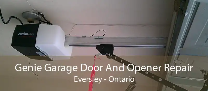 Genie Garage Door And Opener Repair Eversley - Ontario