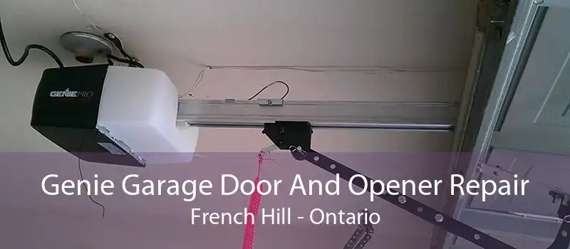 Genie Garage Door And Opener Repair French Hill - Ontario