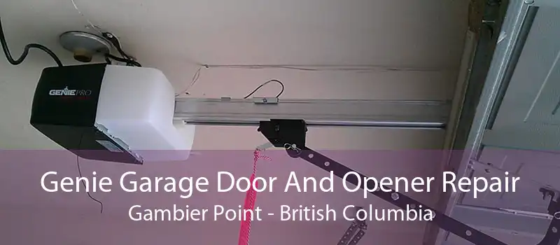 Genie Garage Door And Opener Repair Gambier Point - British Columbia