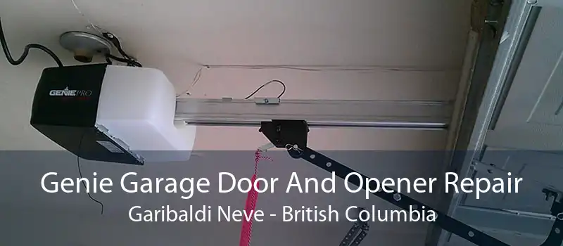 Genie Garage Door And Opener Repair Garibaldi Neve - British Columbia