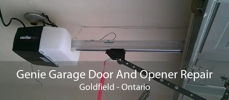 Genie Garage Door And Opener Repair Goldfield - Ontario