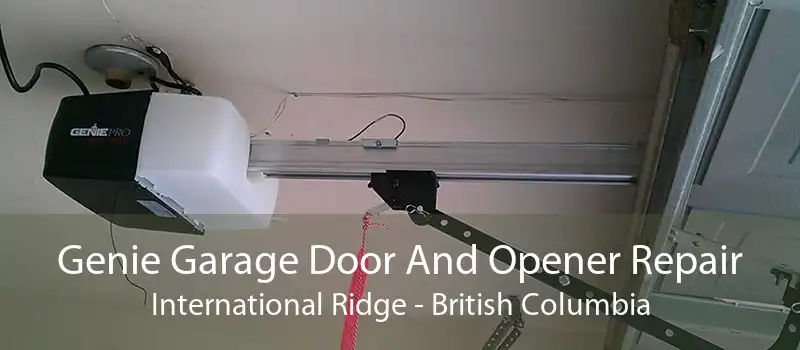 Genie Garage Door And Opener Repair International Ridge - British Columbia