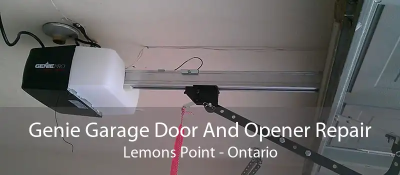 Genie Garage Door And Opener Repair Lemons Point - Ontario