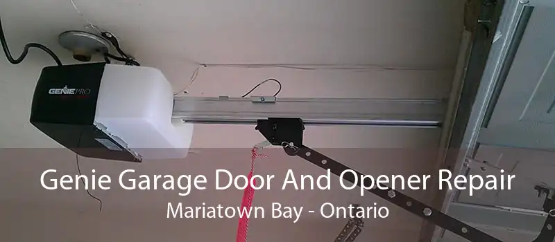 Genie Garage Door And Opener Repair Mariatown Bay - Ontario