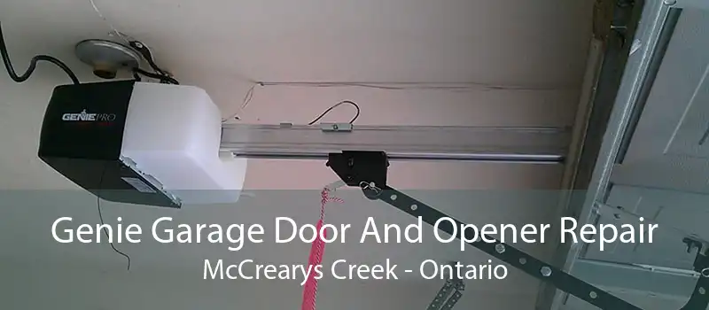 Genie Garage Door And Opener Repair McCrearys Creek - Ontario