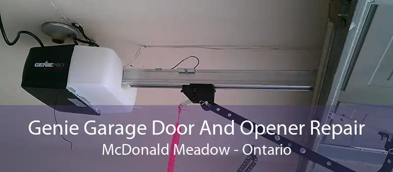 Genie Garage Door And Opener Repair McDonald Meadow - Ontario