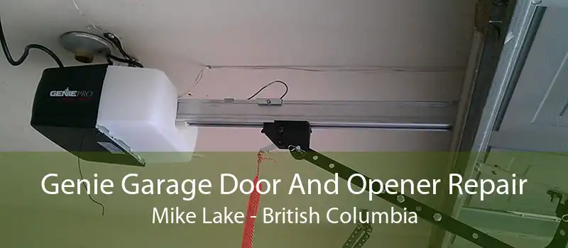Genie Garage Door And Opener Repair Mike Lake - British Columbia