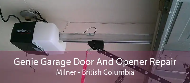 Genie Garage Door And Opener Repair Milner - British Columbia