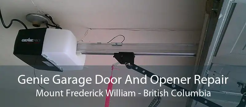 Genie Garage Door And Opener Repair Mount Frederick William - British Columbia