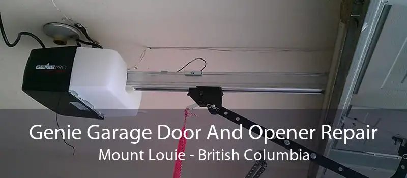 Genie Garage Door And Opener Repair Mount Louie - British Columbia