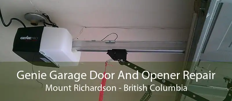 Genie Garage Door And Opener Repair Mount Richardson - British Columbia