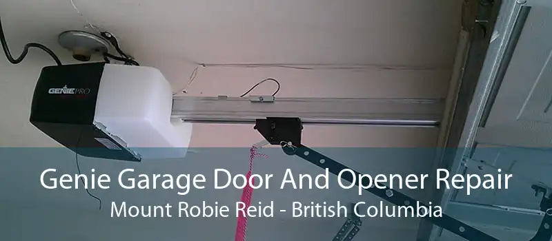 Genie Garage Door And Opener Repair Mount Robie Reid - British Columbia