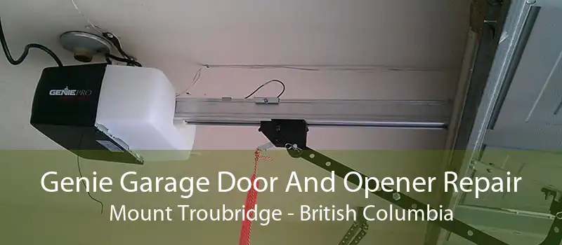 Genie Garage Door And Opener Repair Mount Troubridge - British Columbia