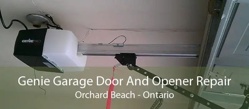 Genie Garage Door And Opener Repair Orchard Beach - Ontario